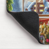 Gemütliches Weihnachtsfenster Mousepad (Ecke)