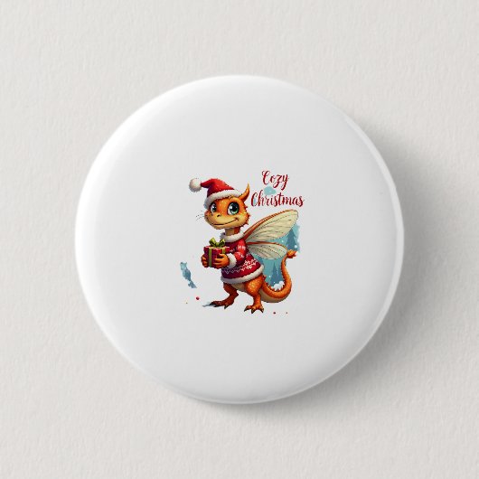 Gemütliches Weihnachtsfest Button (Vorderseite)