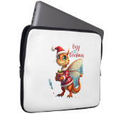 Gemütliches Weihnachtsfest Laptopschutzhülle (Vorne Rechts)