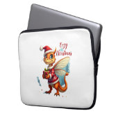 Gemütliches Weihnachtsfest Laptopschutzhülle (Vorderseite Links)