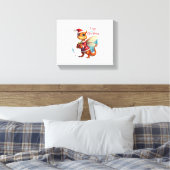 Gemütliches Weihnachtsfest Leinwanddruck (Insitu (Schlafzimmer))