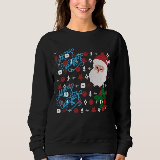 Gemütliches Weihnachtsgeschenk für Frauen Sweatshirt (Vorderseite)