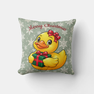 Gemütliches Weihnachtsgeschenk-Gummienten-Weihnach Kissen