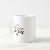 Gemütliches Weihnachtsgeschenk, werde ich Zuhause Kaffeetasse (Vorderseite Links)