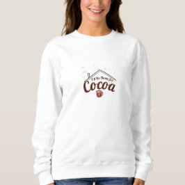Gemütliches Weihnachtsgeschenk, werde ich Zuhause  Sweatshirt