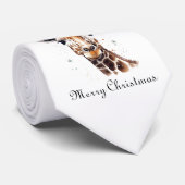 Gemütliches WeihnachtsGiraffe, Brauch Krawatte (Gerollt)