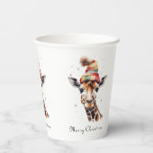 Gemütliches WeihnachtsGiraffe, Brauch Pappbecher (Rückseite)