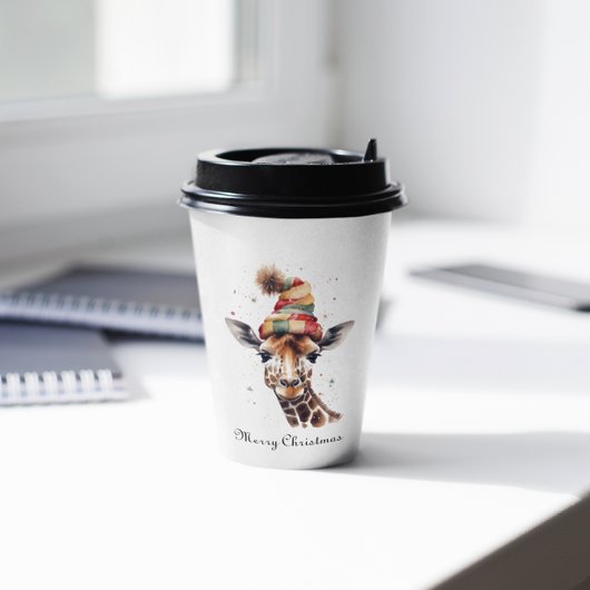 Gemütliches WeihnachtsGiraffe, Brauch Pappbecher