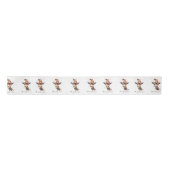 Gemütliches WeihnachtsGiraffe, Brauch Satinband (Vorderseite)