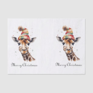 Gemütliches WeihnachtsGiraffe, Brauch Seidenpapier