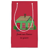 Gemütliches Weihnachtshaus Kleine Geschenktüte (Vorderseite)