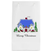 Gemütliches Weihnachtshaus Kleine Geschenktüte (Vorderseite)