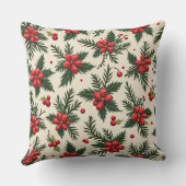 Gemütliches Weihnachtskissen mit Kissen (Rückseite)