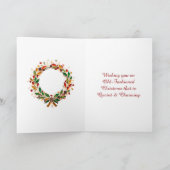 Gemütliches Weihnachtsmosaik Karte (Innenseite)