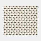 Gemütliches Weihnachtsmuster Fleecedecke (Vorderseite (Horizontal))