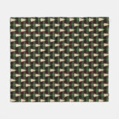 Gemütliches Weihnachtsmuster Fleecedecke (Vorderseite (Horizontal))