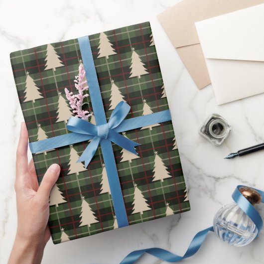 Gemütliches Weihnachtsmuster Geschenkpapier (Schenken)