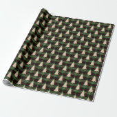 Gemütliches Weihnachtsmuster Geschenkpapier (Ungerollt)