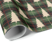 Gemütliches Weihnachtsmuster Geschenkpapier (Rolleneckpunkt)