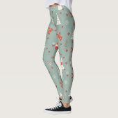 Gemütliches Weihnachtsmuster Leggings (Links)