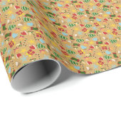 Gemütliches Weihnachtspapier Geschenkpapier (Rolleneckpunkt)