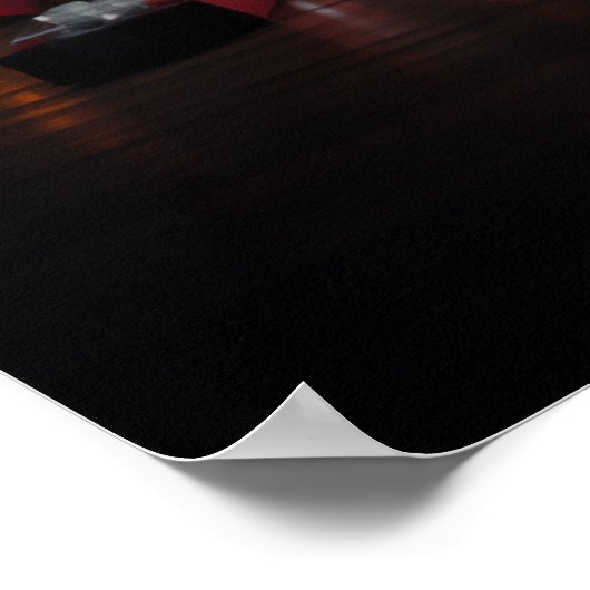 Gemütliches Weihnachtsposter Poster (Ecke)