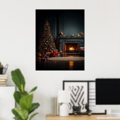Gemütliches Weihnachtsposter Poster (Heimbüro)