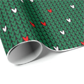 Gemütliches Weihnachtswrapping Geschenkpapier (Rolleneckpunkt)
