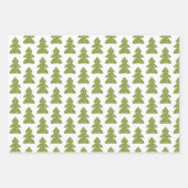 Gemütliches Weihnachtswrapping Paper Set 3 Geschenkpapier Set (Vorderseite 2)