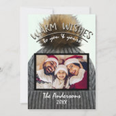 Gemütliches Winter Beanie Hat Holiday Weihnachts-F Einladung (Vorderseite)