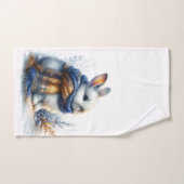 Gemütliches Winter Bunny Rabbit Handtuch (Handtuch)