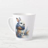 Gemütliches Winter Bunny Rabbit Milchtasse (Linke Ecke)