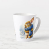 Gemütliches Winter Bunny Rabbit Milchtasse (Rechte Ecke)
