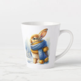 Gemütliches Winter Bunny Rabbit Milchtasse