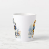 Gemütliches Winter Bunny Rabbit Milchtasse (Vorderseite)