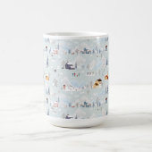 Gemütliches Winter Wonderland Ice Skaten Village M Kaffeetasse (Mittel)