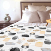 Gemütliches Winter-Zuhause-Muster Fleecedecke