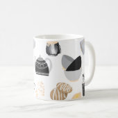 Gemütliches Winter-Zuhause-Muster Kaffeetasse (VorderseiteRechts)