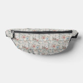 Gemütliches Winterblumenmuster Bauchtasche (Ablage )