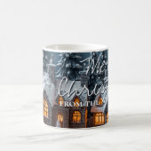 Gemütliches Winterdorf Benutzerdefinierter Name We Kaffeetasse (Mittel)