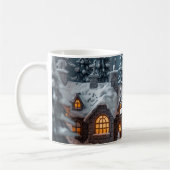 Gemütliches Winterdorf Benutzerdefinierter Name We Kaffeetasse (Links)