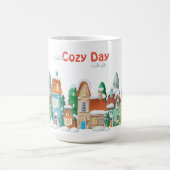 Gemütliches Winterdorf - Snowy Holiday Scene Kaffeetasse (Mittel)