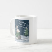 Gemütliches Winterlesebuch Kaffeetasse (Vorderseite Links)