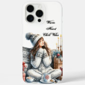 Gemütliches Wintermädchen "Warmes Herz - Küchenstr Case-Mate iPhone Hülle (Rückseite)