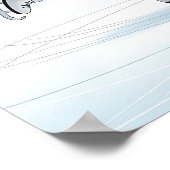 Gemütliches Winterpenguin Kinderzimmer Kunst, Dich Poster (Ecke)