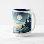 Gemütliches Winterthema Tasse (VorderseiteRechts)