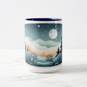 Gemütliches Winterthema Tasse (Mittel)