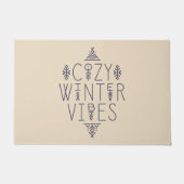 Gemütliches Wintervibes Design Fußmatte (Vorderseite)