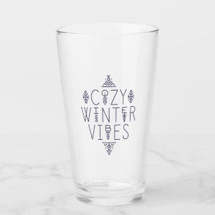 Gemütliches Wintervibes Design Glas