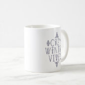 Gemütliches Wintervibes Design Kaffeetasse (VorderseiteRechts)